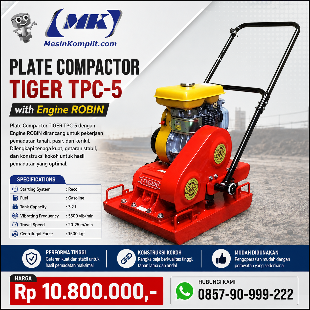 Stamper Kodok Tiger ...
